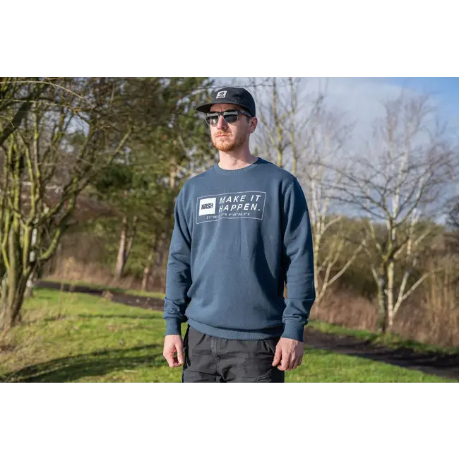 Nash Make it Happen - Coordinates Pullover - Blau