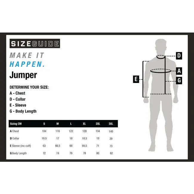 Nash Make it Happen - Coordinates Pullover - Blau