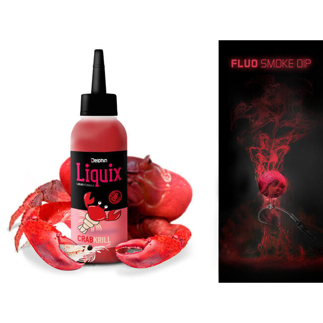 Delphin D Snax LiquiX - Crab & Krill - Fluo Dip - PVA Safe - Meaty