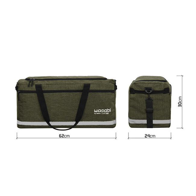 Delphin Wasabi Carry-All - XXL - 44L - Grüne Angeltasche