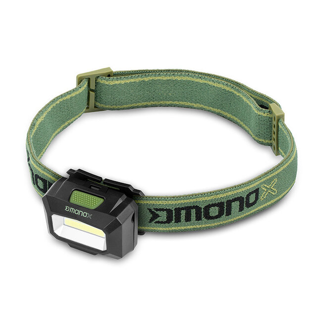 Delphin MonoX - Stirnlampe - Weiße & grüne LED - USB-C wiederaufladbar