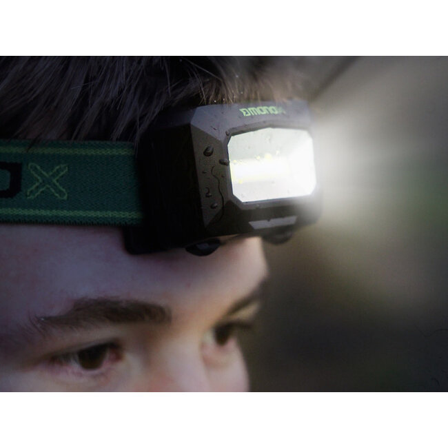 Delphin MonoX - Stirnlampe - Weiße & grüne LED - USB-C wiederaufladbar