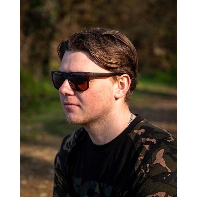 FOX Avius - Trans Khaki - Sonnenbrille - Polarisiert - Braune Gläser - UV400