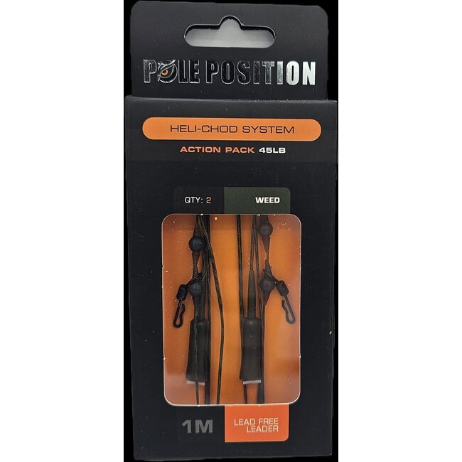 Pole Position Heli chod system - Lead free leaders - 1M