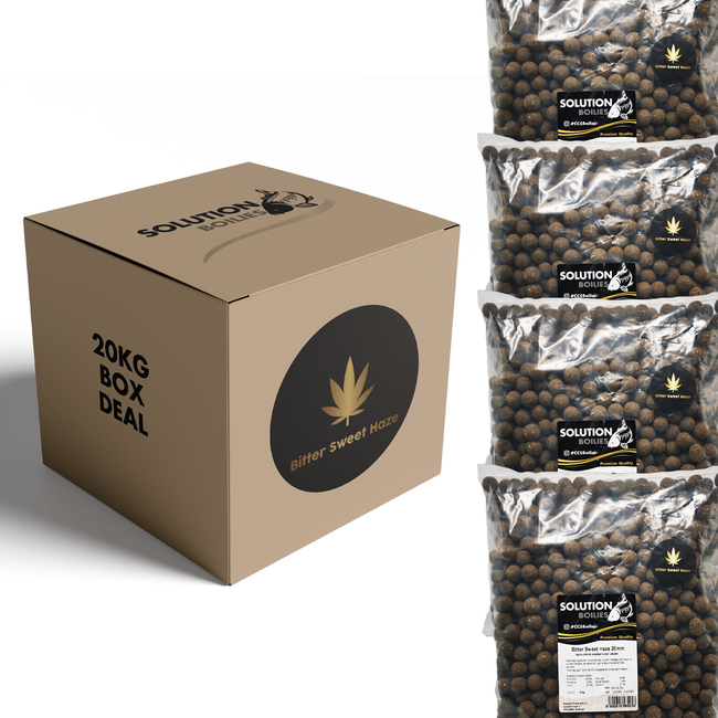 CC Solution Boilies Premium Range - Bitter Sweet Haze Boilies - 20KG Box Deal