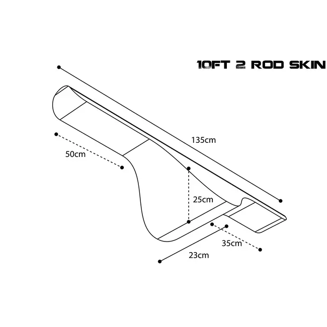 Nash Scope OPS - Hi Protect 2 Rod Skin - 10FT - Tasche
