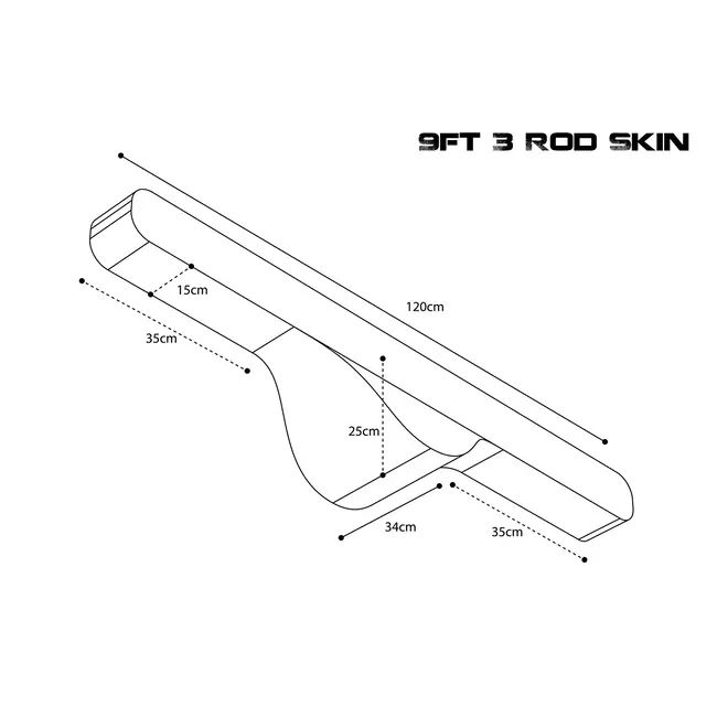 Nash Scope OPS - Soft Protect 3 Rod Skin - 9FT