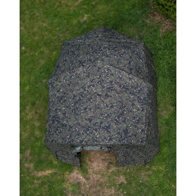 Trakker Tempest RS 100 - Sozialkappe - Camo - Aquatexx™ - Vorzeltverlängerung