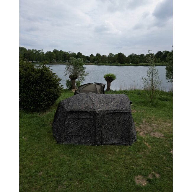 Trakker Tempest RS 200 - Sozialkappe - Camo - Aquatexx™ - Vorzeltverlängerung