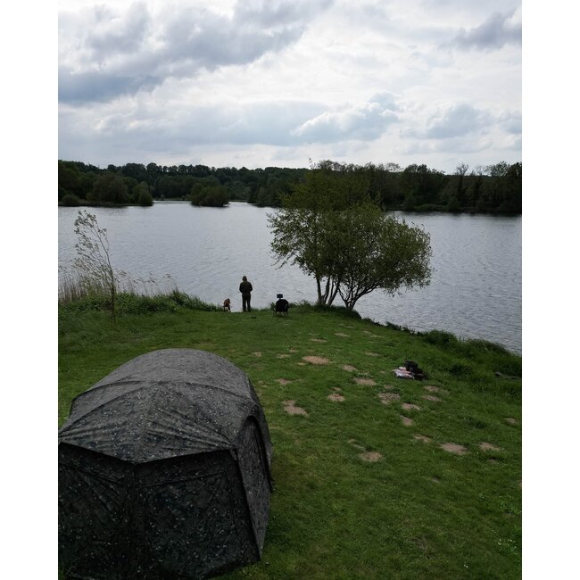 Trakker Tempest RS 200 - Sozialkappe - Camo - Aquatexx™ - Vorzeltverlängerung