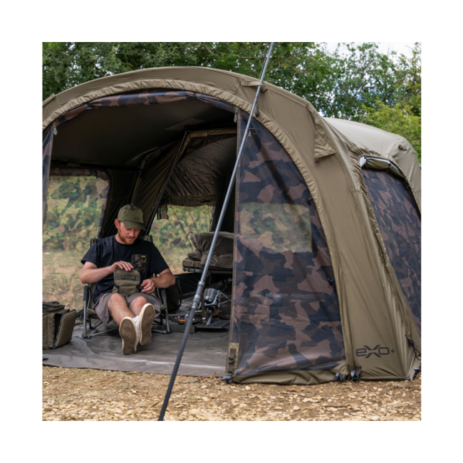 Avid Carp EXO+ - Extension Cap - Erweiterung für 2 Personen - Inklusive Bodenplane - Für EXO+ Bivvy