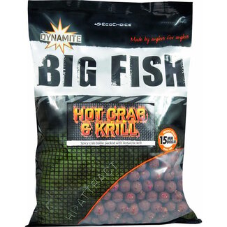 Dynamite Baits Hot Crab & Krill – 1 kg – Boilies