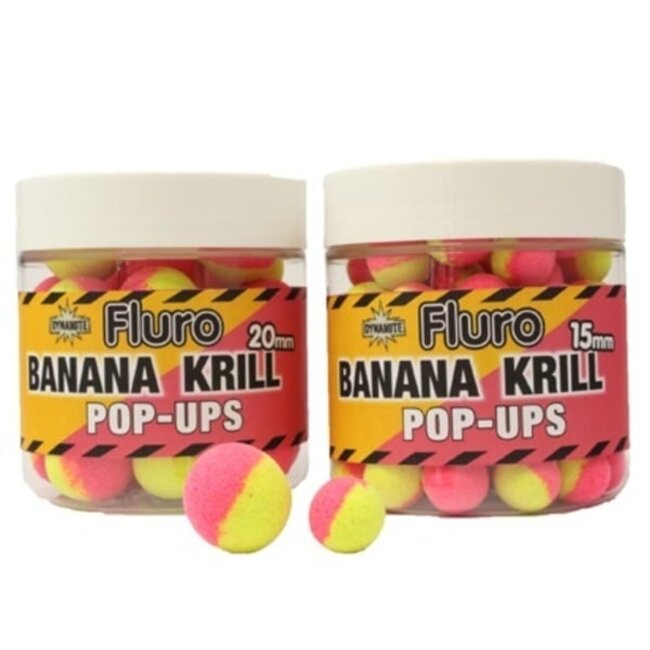 Dynamite Baits Fluro Two Tone Pop-Ups – 15 mm