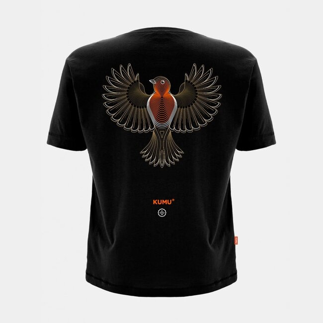 Kumu Kinder – Little Red Tee – Robin Design – Keyline Style – T-Shirt