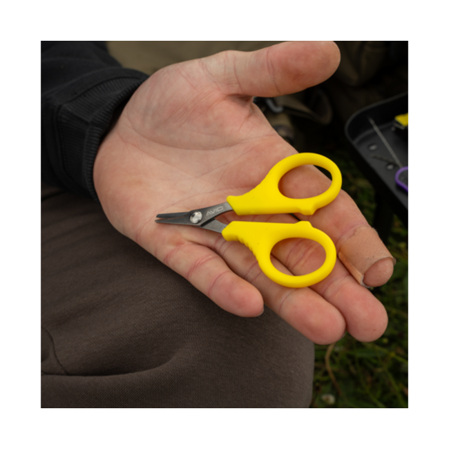Avid Carp Re-Rig Compact Braid Scissors – Ultra Compact – Schere für geflochtene Schnüre