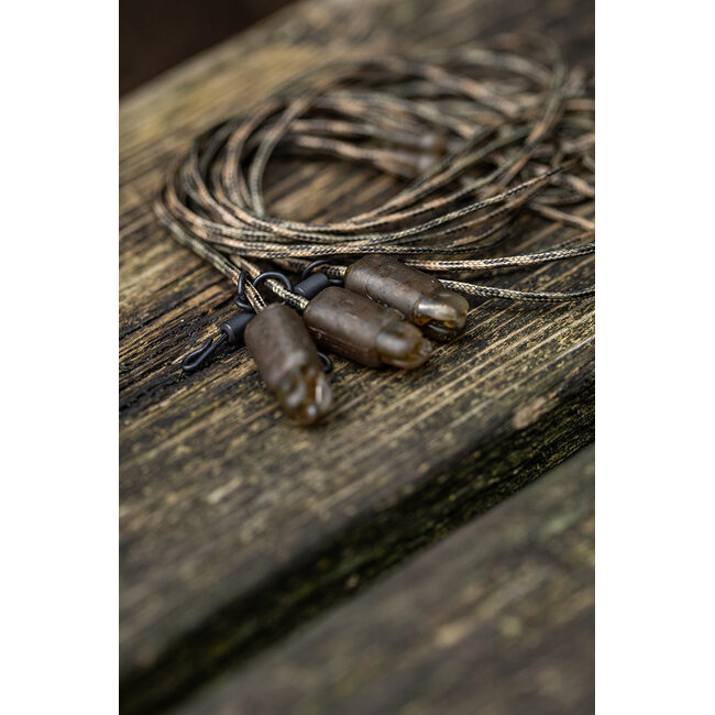 FOX Edges Naturals Heli-Clip Rigs – 75 cm – Heli Leaders