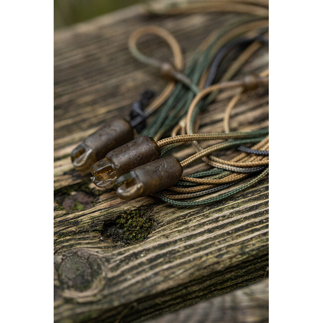 FOX Edges Heli-Clip Rigs – 50 lb Leadcore – 3 Stück – Kant-en-Klare Heli Leaders