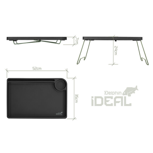 Delphin Ideaal - Opvouwbare bivvy tafel