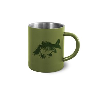 Delphin Edelstahl-Karpfenbecher