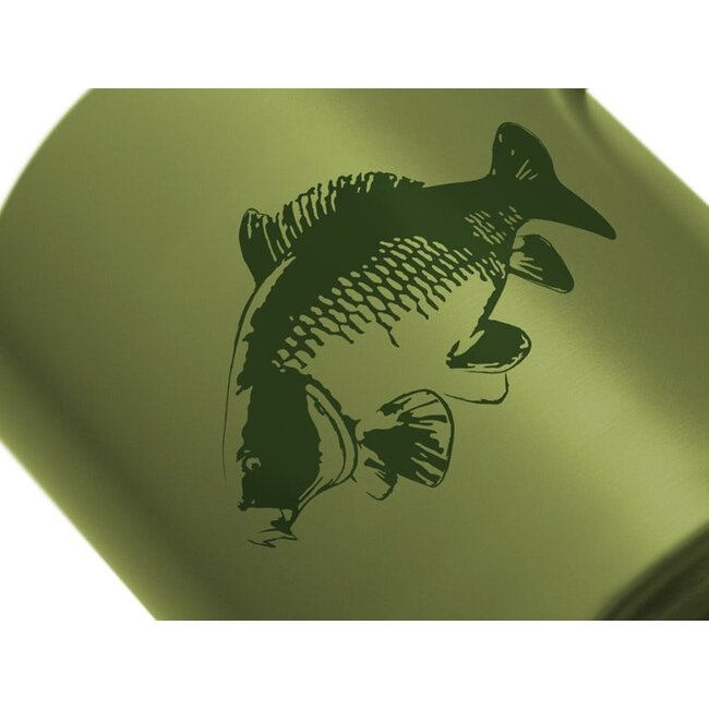 Delphin Edelstahl-Karpfenbecher