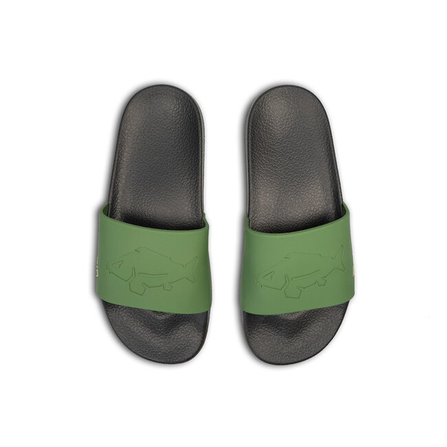 Delphin Slide Sanders – Carp Outline – Flip-Flops
