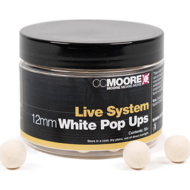CC Moore Live System – pop-ups – 12 mm – Weiß