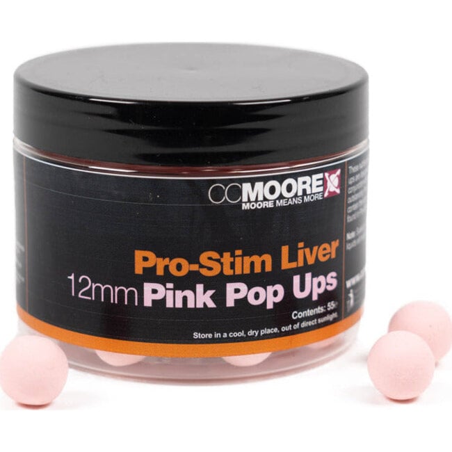 CC Moore Pro-Stim Liver – pop-ups – 12 mm – Rosa