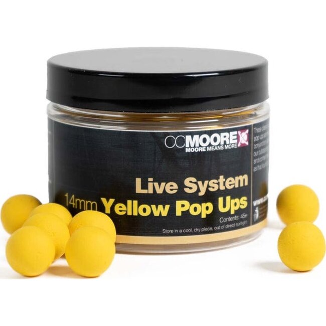 CC Moore Live System – 14 mm – Gelb – pop-ups