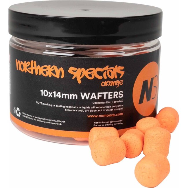 CC Moore NS1 Dumbell Wafters – Orange – 10 x 14 mm