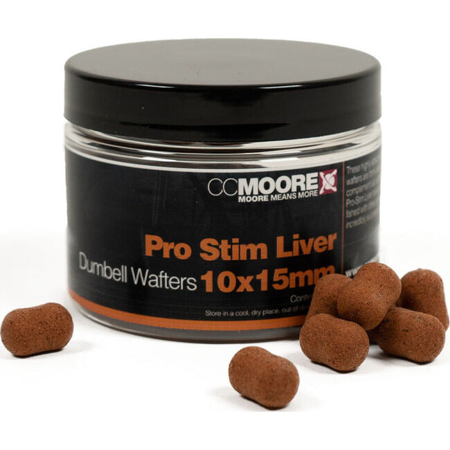 CC Moore Pro-Stim Liver – Dumbell Wafters – 10 x 15 mm
