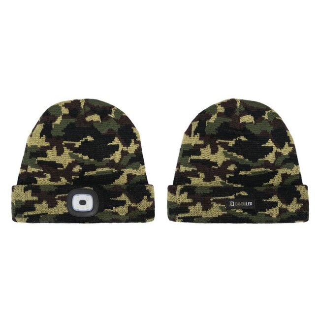 Delphin CamouLED – Wintermütze – LED-Licht – Wintermütze