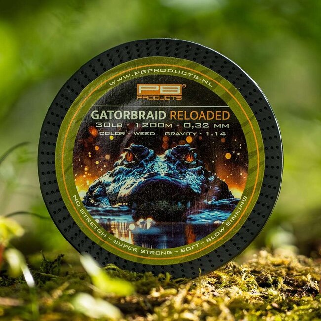 PB Products Gator Braid – RELOADED – 1200 m – Weed