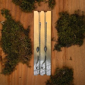 PB Products Komplett – R2G Clip SR – Leader 90 cm – Ronnie Hinged Stiff Rig