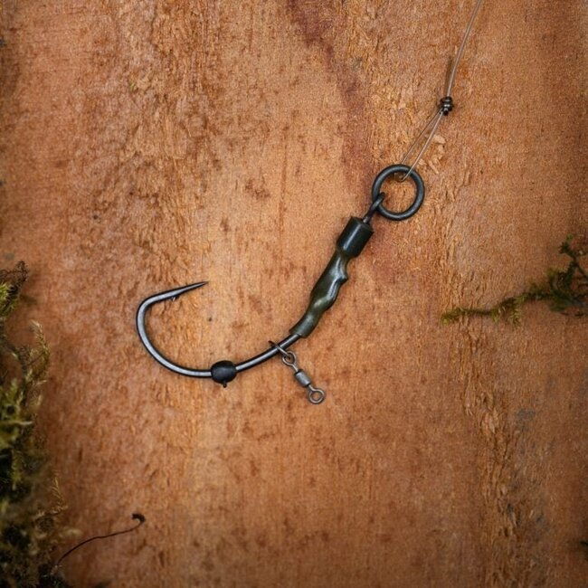 PB Products Komplett – R2G Clip SR – Leader 90 cm – Ronnie Rig Stiff