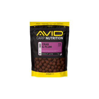 Avid Carp Crab & Plum – Boilies – 1 kg