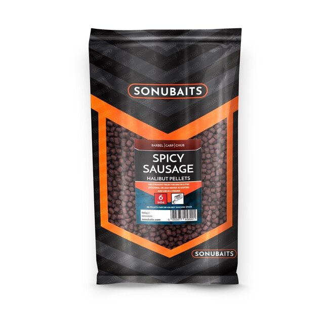Sonubaits Spicy Sausage – Heilbutt-Pellets