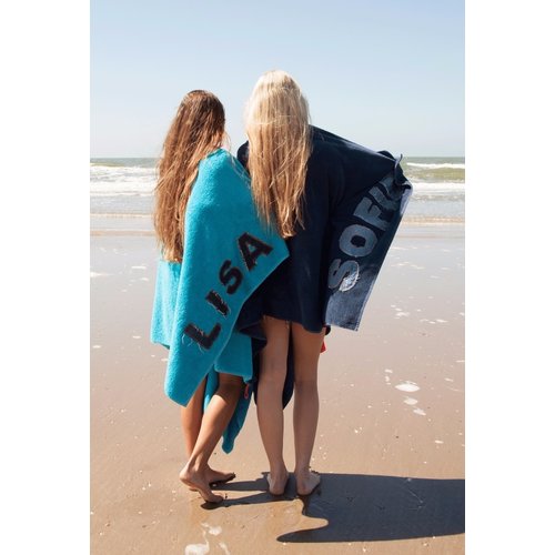 S&LT  Strandlaken met naam Jeans