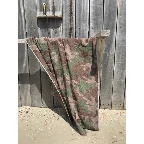 Camouflage strandhanddoek