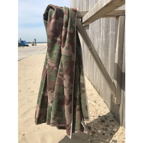 Camouflage strandhanddoek