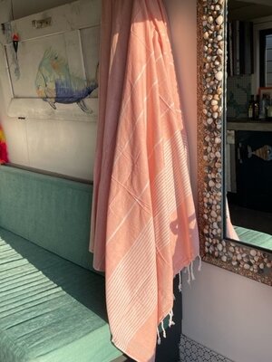 XXL hamamdoek peach