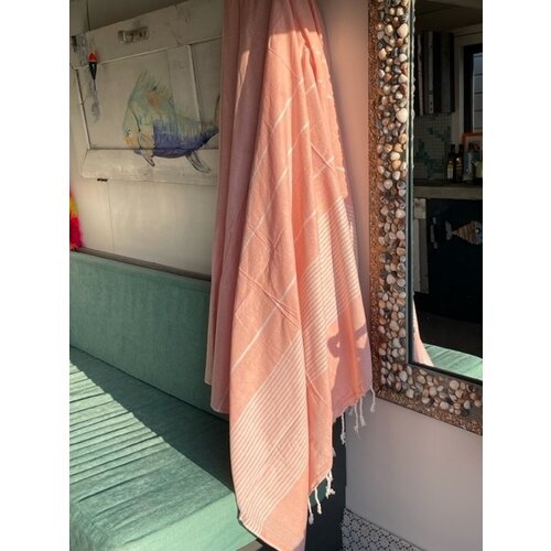 XXL hamamdoek peach