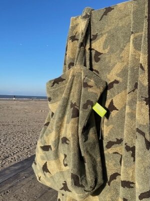 S&LT  Badstof strandtas Camo