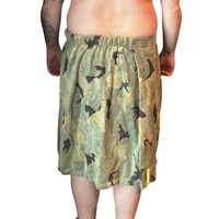 XXL sauna handdoek heren Camo