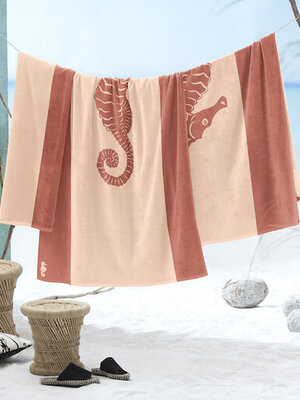 Seahorse Strandhanddoek Zeepaardje