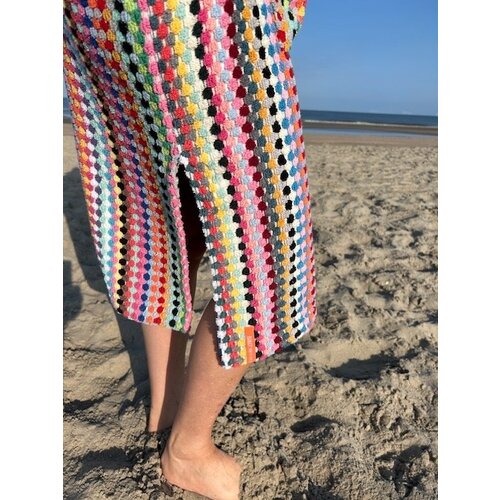 S&LT  Badstof surfponcho Pom met naam