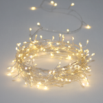Light Style London Silver Cluster Fairy Lights Illuminated Length 7.5m Mains UK Plug Indoor or Outdoor Mains