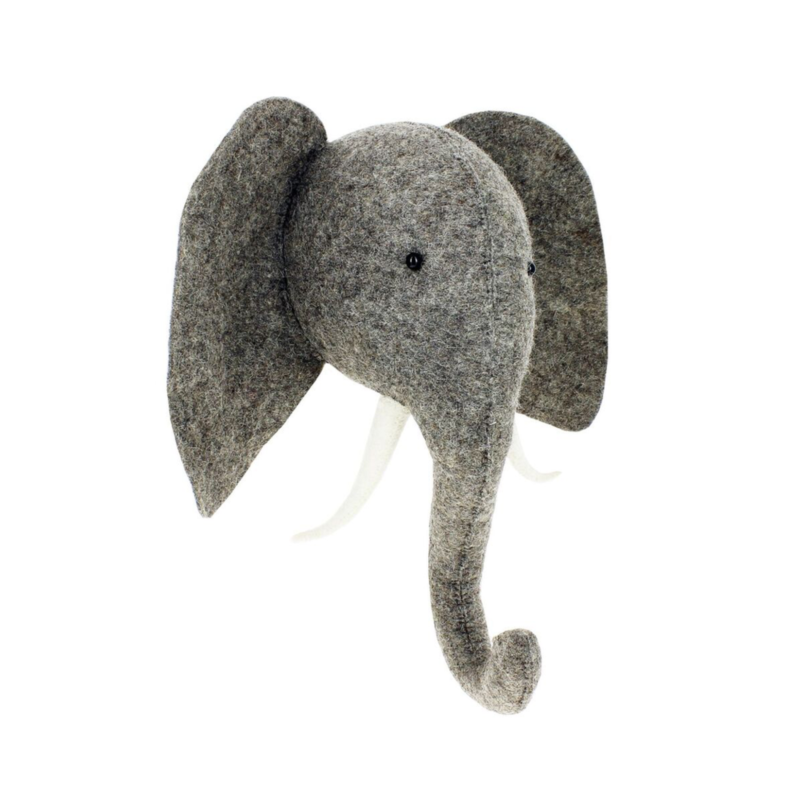 Fiona Walker Fiona Walker Semi Grey Elephant Head Trunk Up