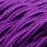 CCIT Per Metre - Twisted Purple / Violet  Electric Cable covered by Rayon solid color fabric - 0.75 Diameter Flex