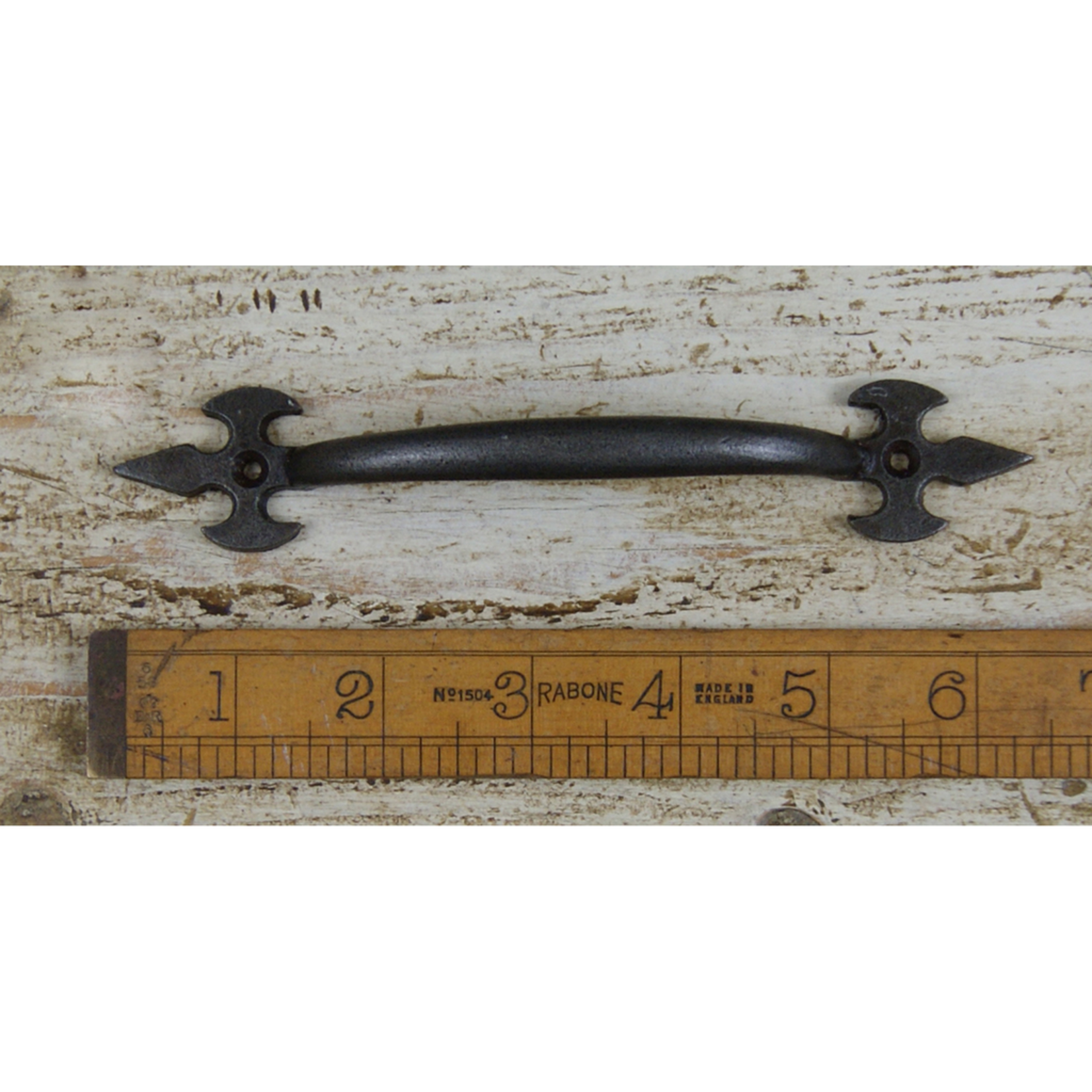 IRON RANGE OLD Gothic Bow Pull Handle Cast Antique Iron