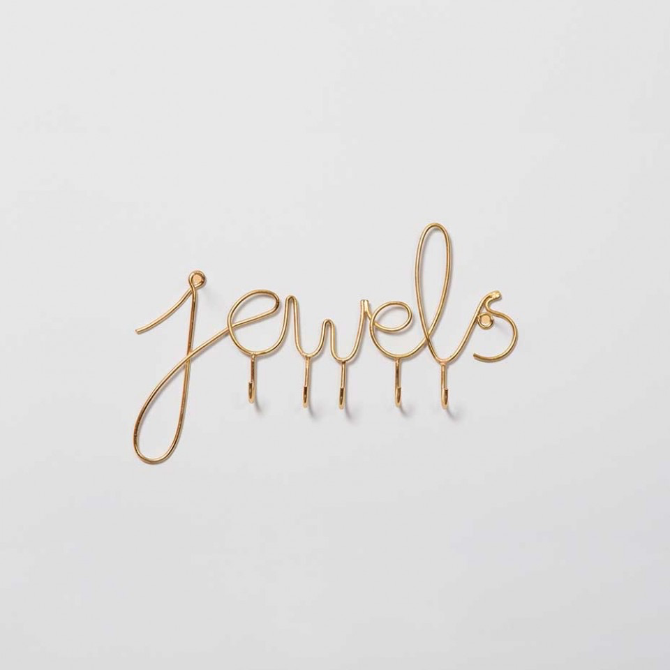 jewels jewellery hooks gold Homebird House